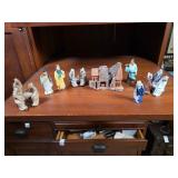 Hand-Painted Nativity Figurine Set