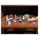 Carved Figurines and Dragon Sculpture