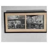 Framed Black-and-White Photo Duo