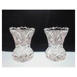 Crystal Cut Glass Vases