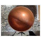 Large Copper Hanging Bowl