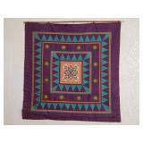 Handcrafted Fabric Quilt Wall Hanging