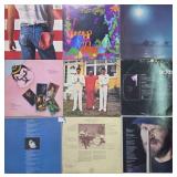 Nine Assorted Vinyl Records