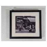 Mulberry Street Framed Black-and-White Print