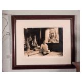 Framed Photograph with Wooden Frame