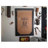 Framed Peerless Paper Meat Sacks Poster