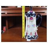Hand-Painted Porcelain Coffee Pot