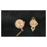 Two Womenï¿½s Gold-Tone Watches