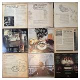 Nine Vinyl LP Records