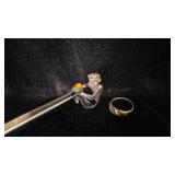 Sterling Silver Rings with Accents