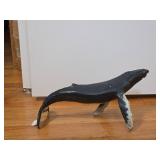 Painted Humpback Whale Figurine