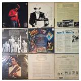 Nine Assorted Vinyl Records