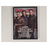 Framed Rolling Stone Magazine Cover