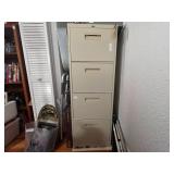 Four-Drawer Metal Filing Cabinet