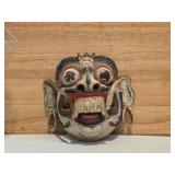 Hand-Carved Balinese Wooden Demon Mask
