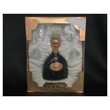 Godiva Gift Set with Liqueur and Glasses Sealed