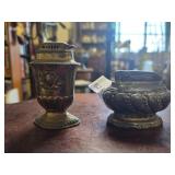Two Ornate Tabletop Lighters