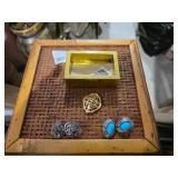 Jewelry Set w/ Gold - Toned Box