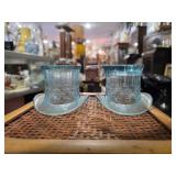 Vintage Fenton Light Blue Pressed Westmoreland