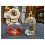 Bijan Perfume Bottle & Honeycomb Motif Bottle