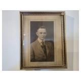 Circa 1920, Framed Black & White Portrait