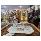 Vintage Italian Lady Artist Porcelain by Lino