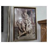 Framed Print of Michelangelo's Pieta