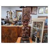 Carved Wooden Tribal Effigy Statue