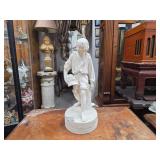 Copeland Parian Figural Table Lamp