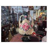 Vintage Japanese Satsuma Moriage 'Green Maple