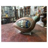 Vintage Mexican Tonala Art Ceramic Quail Bird