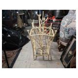 Decorative Rack w/ Pinecone Details