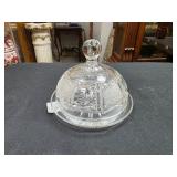 Vintage 'Eleanor American' Cheese or Butter glass