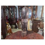 African Tribal Bust Wooden Sculpture