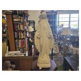 White Religious Figure Statue - 27 in Tall