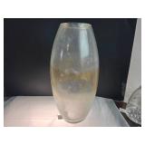 Frosted Glass Vase - 17 in Tall
