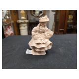 Figurine of Girl w/ Hat & Flowers