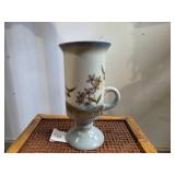 Vintage Otagiri Stoneware Pedestal Hummingbird