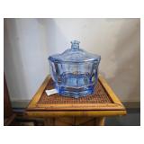 Vintage Indiana Glass 'Concord' Lidded Candy Dis