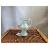 Vintage Murano Italian Glass Lilypad Creamer