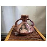 Antique Austrian Porcelain Squat Bud Vase or