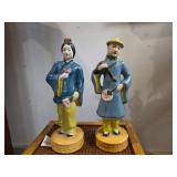 Vintage Asian Couple Moriyama Figurines