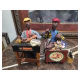 Handcrafted Cuban Shoeshine Figurines