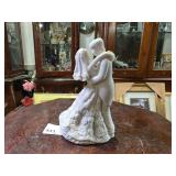 Bride & Groom Figurine - White Ceramic