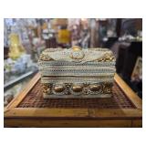 Gold & Silver Embellished Trinket Box