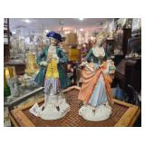 Porcelain Man & Woman Colonial or Victorian