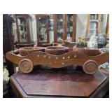Made in India Wooden Bowl Set on Cart