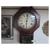 Bulova Chime Wall Clock - Roman Numeral Dial