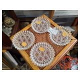 Vintage Bohemia 'Star of David' crystal glass