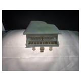 Iridescent Ceramic Piano - Shaped Trinket Box